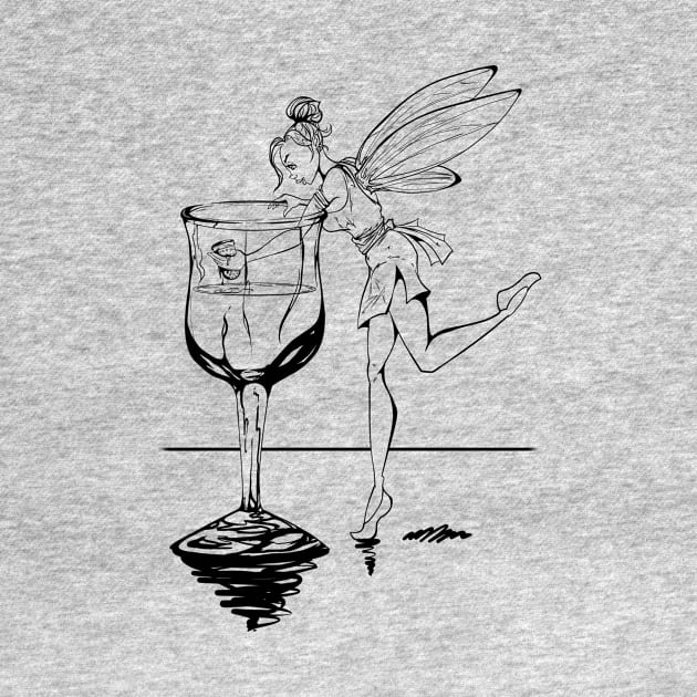 Wine Faerie by TheHaloEquation